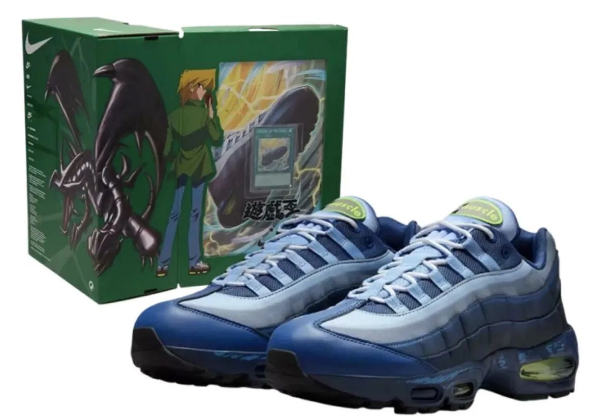 遊戯王 × ナイキ エアマックス95 \"エアマッスル/ジョーイ\" 遊☆戯☆王 × NIKE AIR MAX 95 QS YGO Joey（城之内) AIR MUSCLE