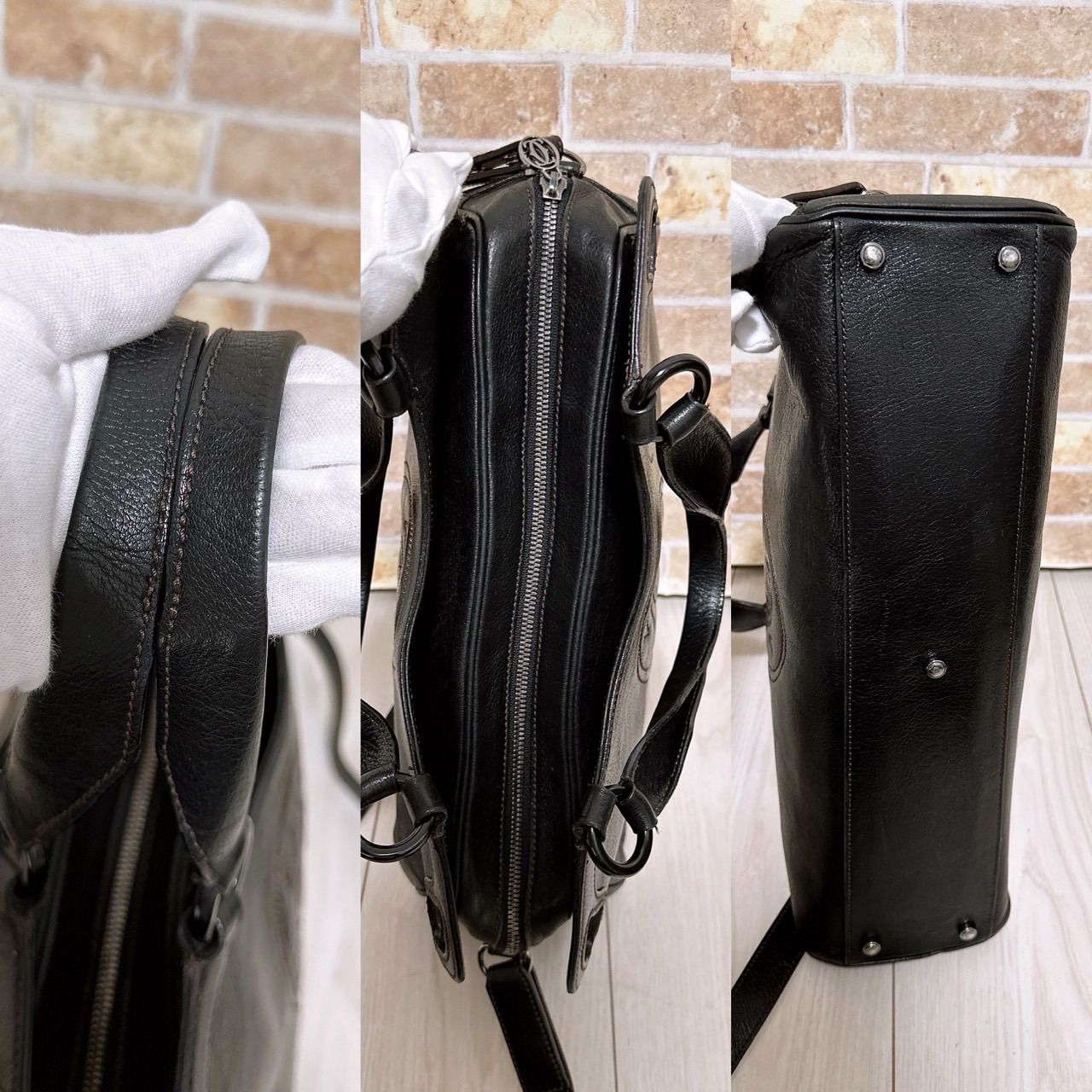 美品》Cartier(カルティエ)2wayバッグ マルチェロ ブラック - メルカリ