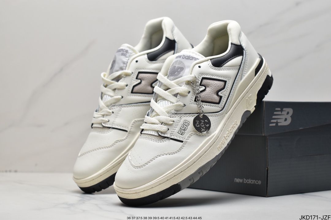 新品 New Balance 550 BB550LWT ニューバランス 550 シーソルトオフホワイトクリームブラック - メルカリ