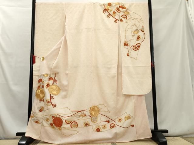 平和屋着物○豪華振袖 総絞り 舞花文 暈し染め 正絹 逸品 CAAS7575yc