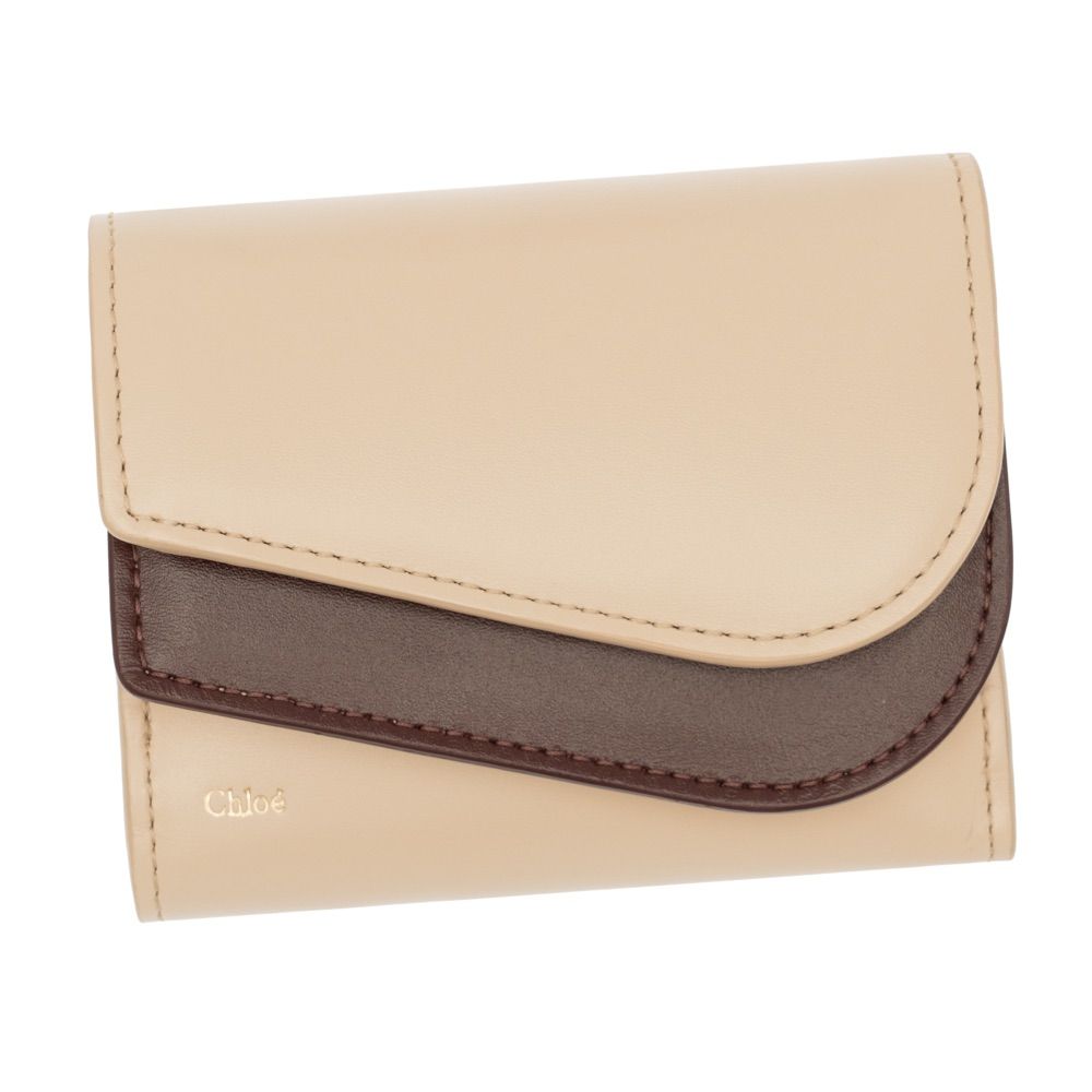 クロエ Chloe 折財布 3つ折り 小銭入れつき ピンク系 KIKI スモールパース レディース CHC 21WP514F496J5  SMALLTRI FOLD ショップ袋付き