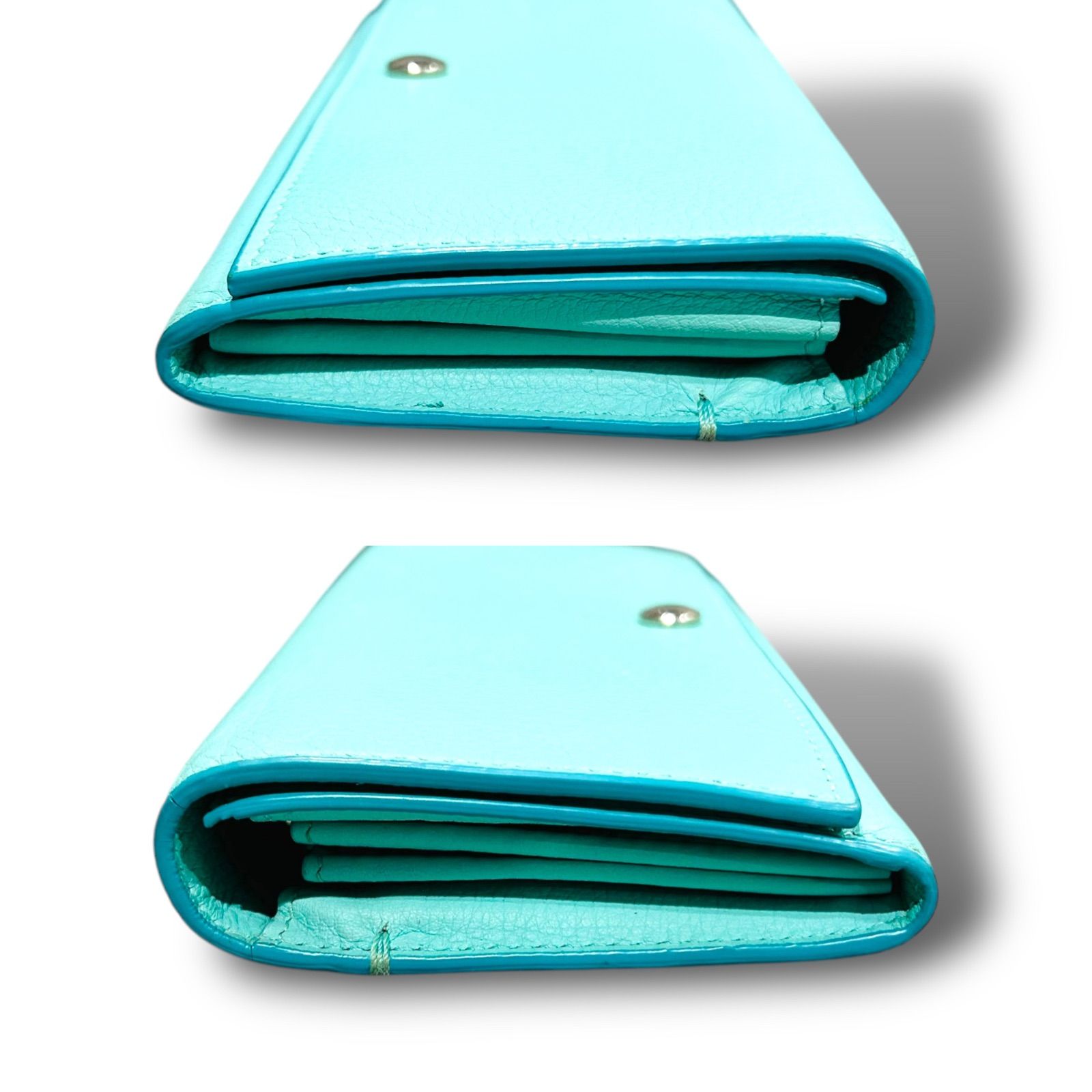 Tiffany & Co. レザー長財布 ティファニーブルー Tiffany & Co. 】ティファニーブルー レザー 長財布