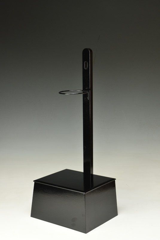 蔵A2480e 茶道具 木製短檠 夜咄道具 行灯