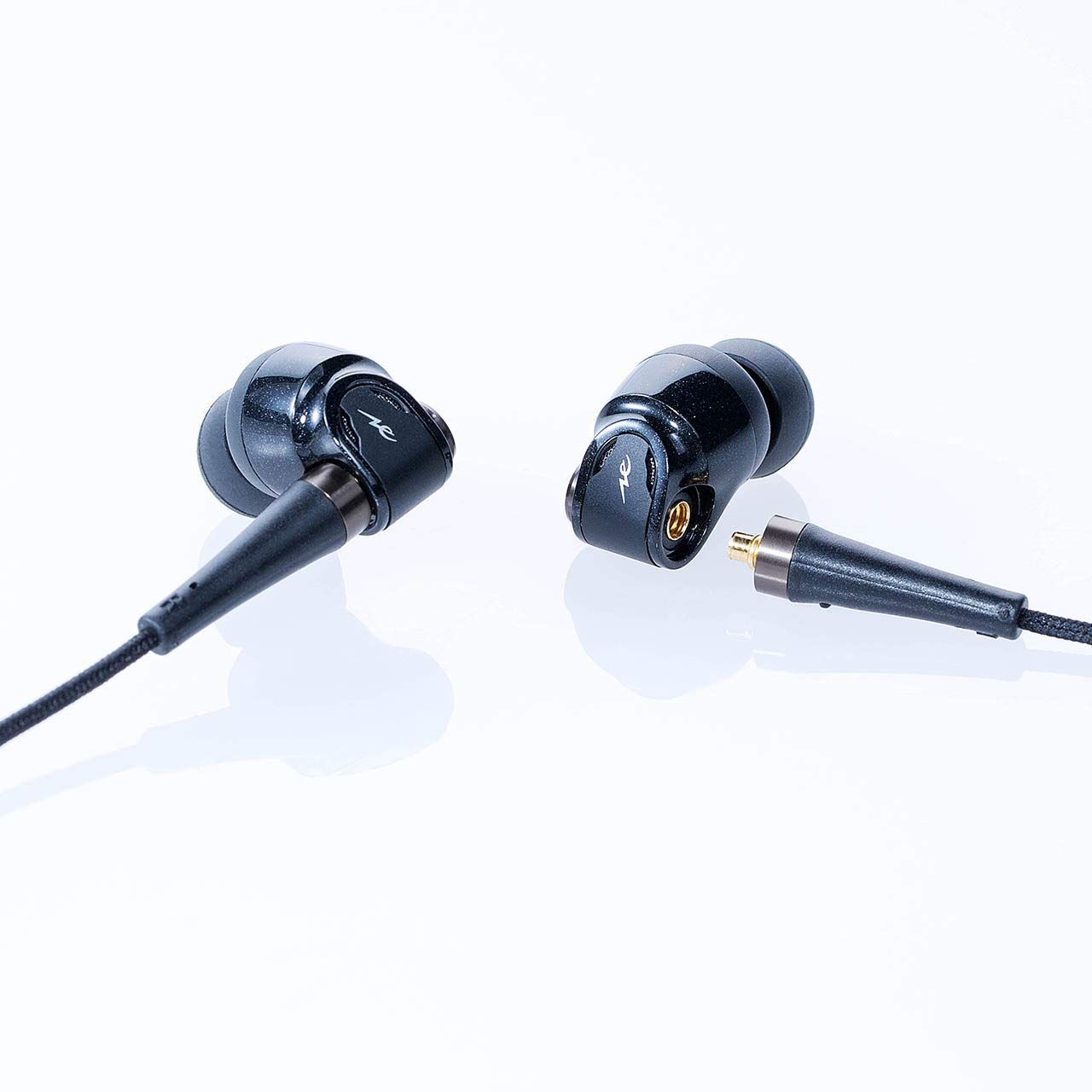 カナル型 有線 イヤホン ハイレゾ HP-NX100K RAFドライバー搭載 NeEXTRAシリーズ リケーブル対応 MMCX ブラック ハイレゾ対応イヤホン HP-NX100 radius ラディウス