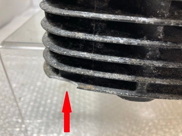 KAWASAKI Z500 KZ500B シリンダーブロック カワサキ 当時物 (C-24-0725