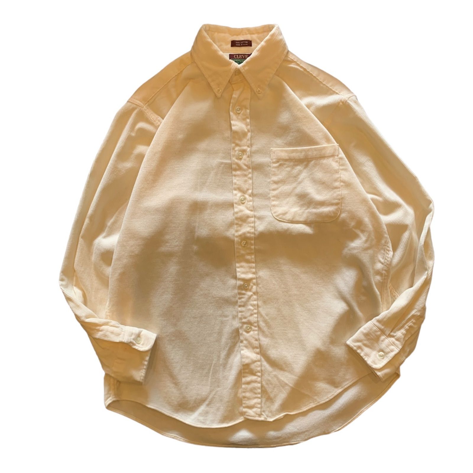 CLEVE corduroy BDshirt クリーブ　コーデュロイ　ボタンダウンシャツ