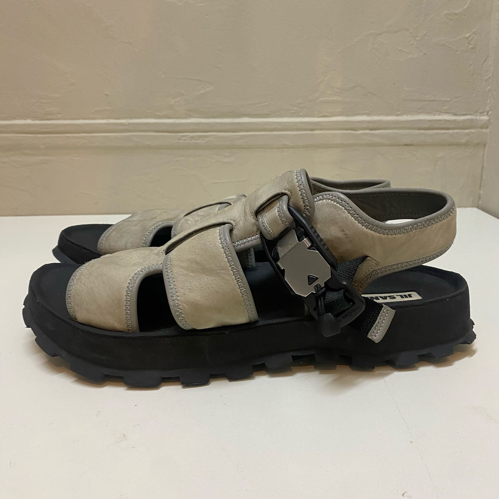 JIL SANDER ジルサンダー SUEDE SANDALS スエードレザー