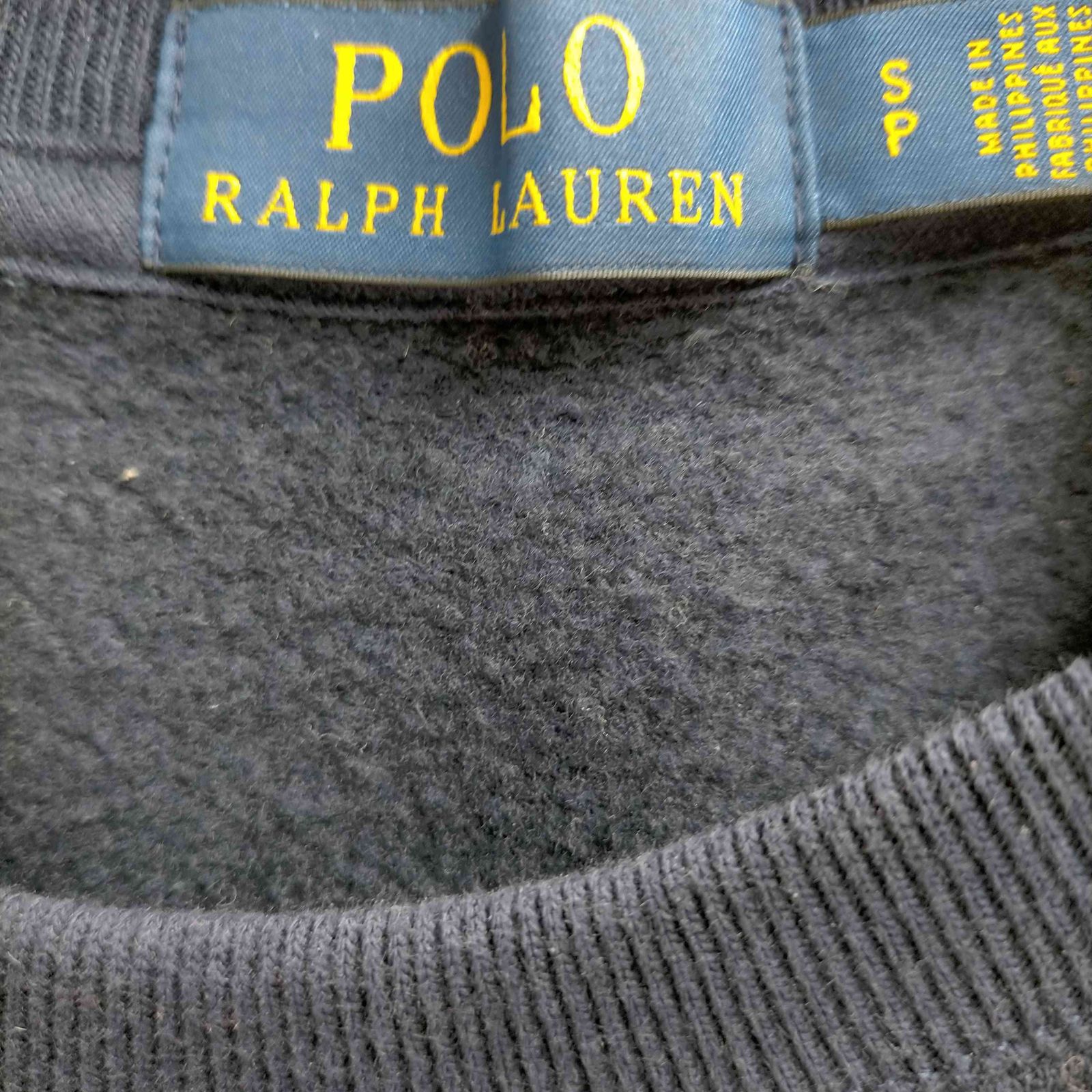 ポロラルフローレン POLO RALPH LAUREN CROSSED FLAGS CREW SWEAT 刺繍 