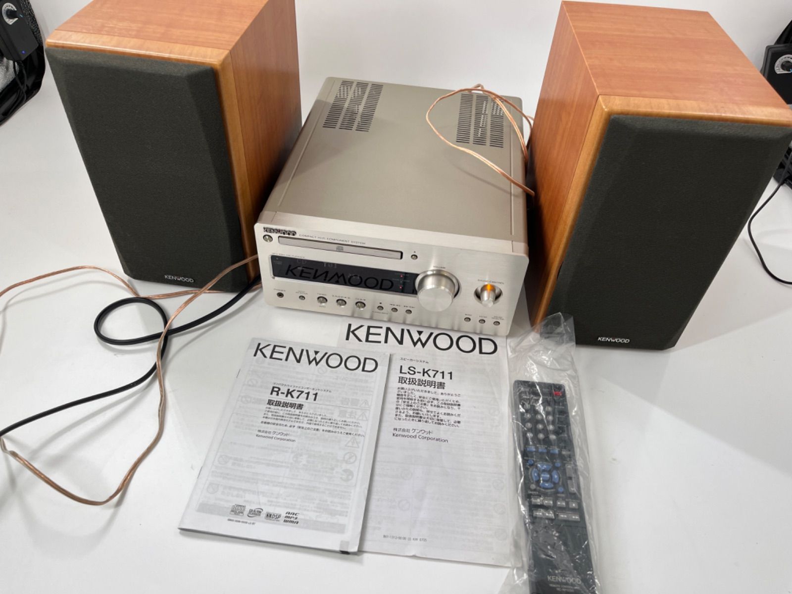 KENWOOD ミニコンポ R-K711 LS-K711スピーカーシステム