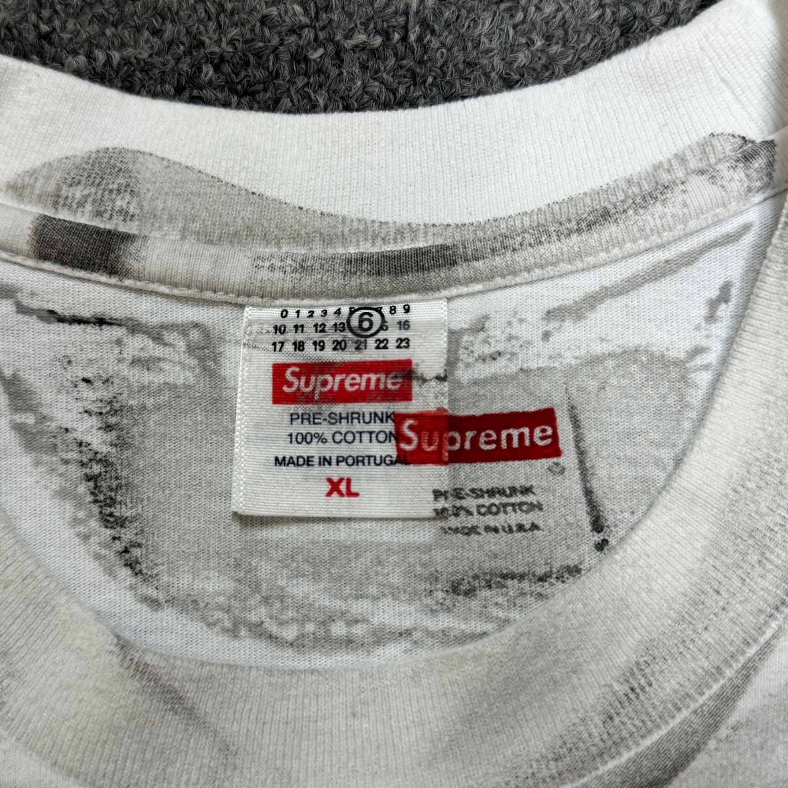 国内正規 未使用品 Supreme × MM6 Maison Margiela 24SS Box Logo Tee 