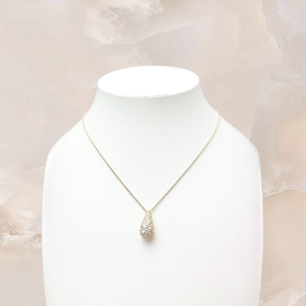 希少/美品🌟Tiffany＆Co. ティアドロップ ダイヤモンド イエロー
