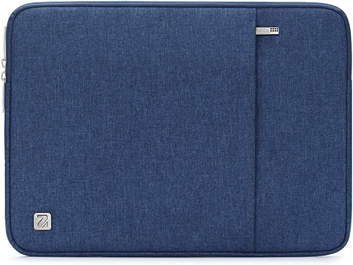 NIDOO 12.9 inch Laptop Sleeve Waterproof Shock Absorption Water Repellent Case Notebook Bag (Blue, 11-12.9 Inch/ Surface Pr)