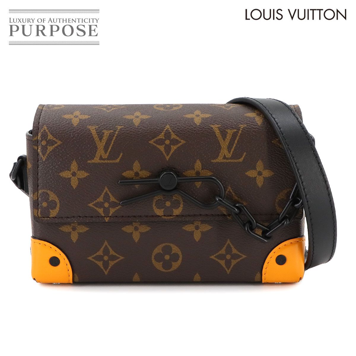 ルイ ヴィトン LOUIS VUITTON モノグラム マカサー スティーマー ウェアラブル ウォレット ショルダー バッグ サフラン 90272982