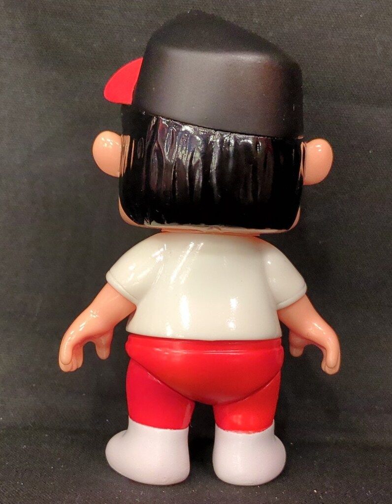 ファイブスタートイ ノスタルジックソフビ ゆでたまごちゃん キン肉マン通巻100巻記念ver 白シャツ オレンジズボン 白シャツ