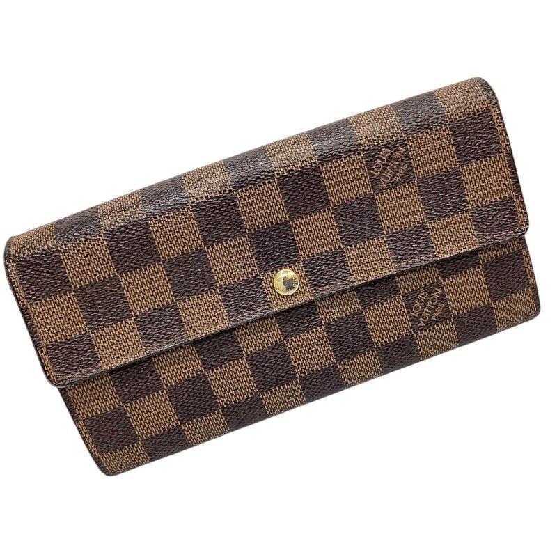 LOUIS VUITTON ルイヴィトン N61734 ダミエ ポルトフォイユ サラ Louis Vuitton N61734 長財布 二つ折り JA-24782