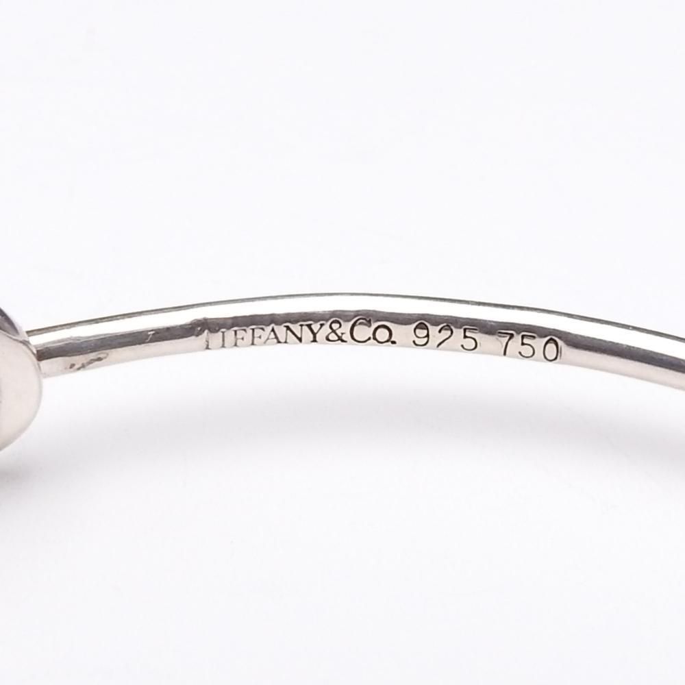 TIFFANY&CO. フラットワイヤー　フック&アイ ハート バングル TIFFANY&CO. フラットワイヤー フック&アイ ハート バングル - メルカリ