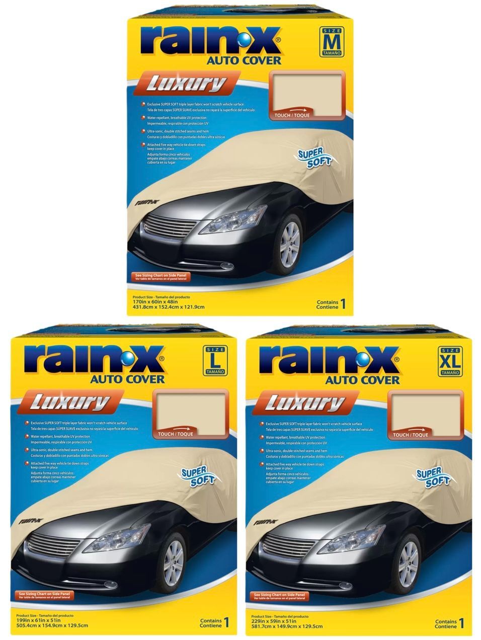 【レインX】クラコ kraco RAINX AUTO COVER カーカバー M・L・XLサイズ【レイン‐エックス・レインエックス】【カー