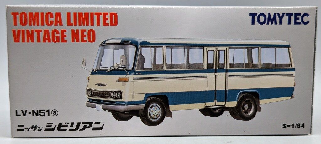 トミーテック TOMICA LIMITED VINTAGE NEO ニッサン シビリアン(白/青