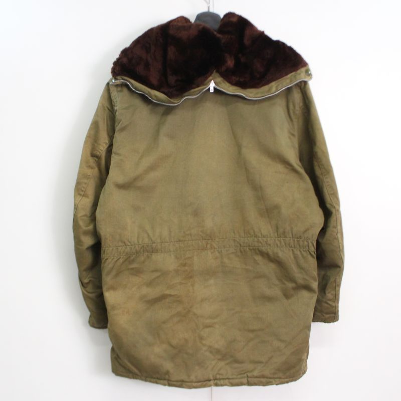 60s vintage 無地 民間 B-9 フライト ミリタリー ジャケット メンズ XL