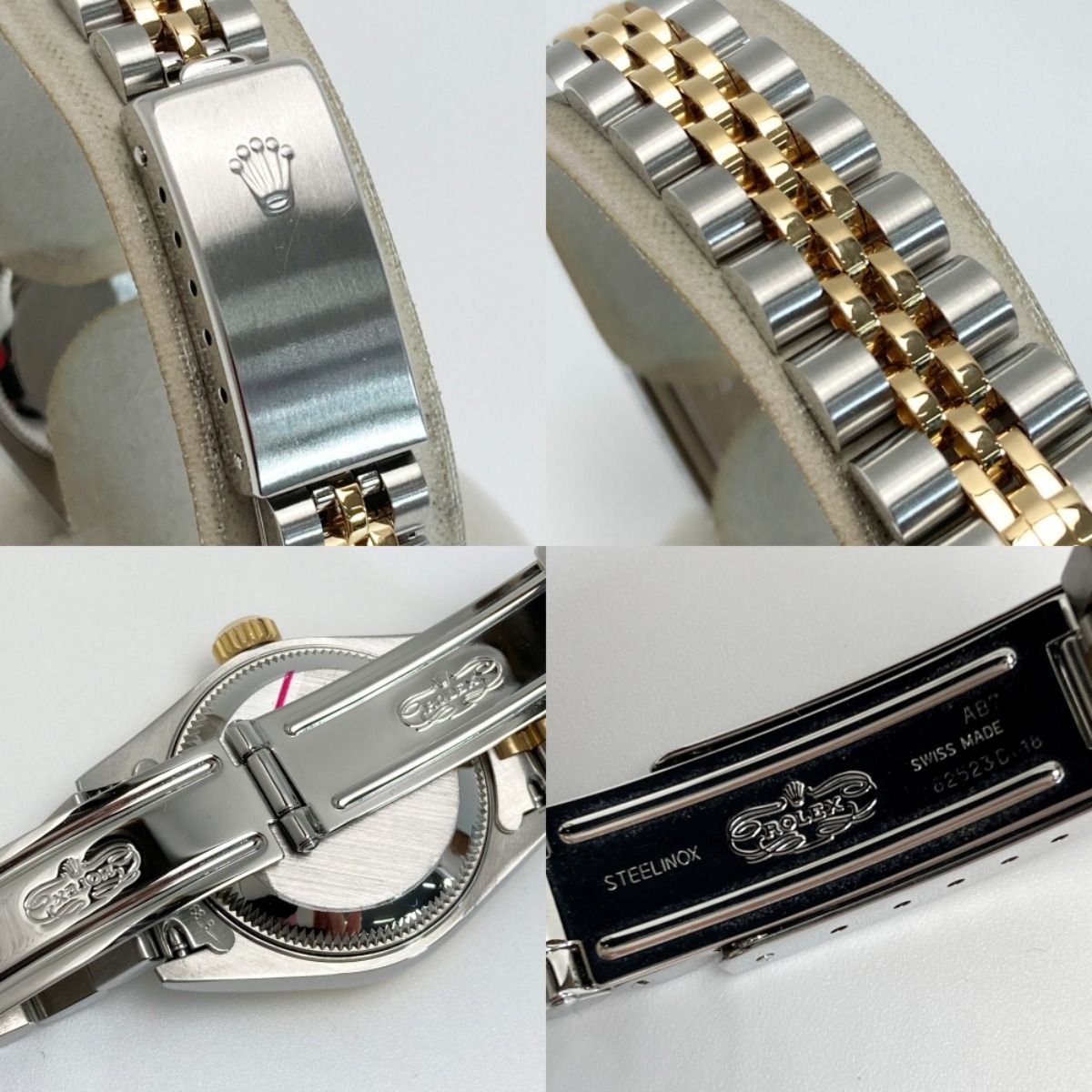 ROLEX ロレックス デイトジャスト P番 SS/YG 69173 シャンパン 自動  