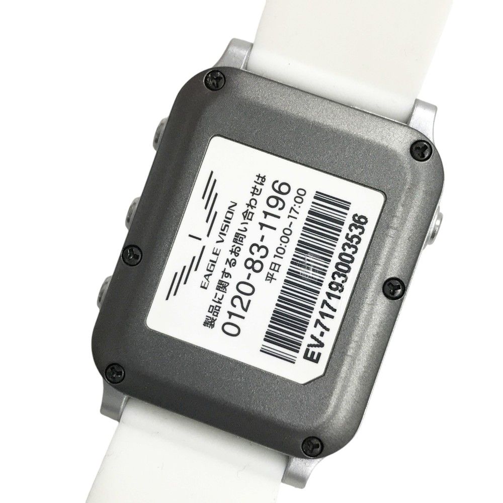 イーグルビジョン ウォッチ6 ホワイトのみ GPSナビ EV-236 EAGLE VISION イーグルビジョン ウォッチ6 腕時計型ゴルフナビ EV-236