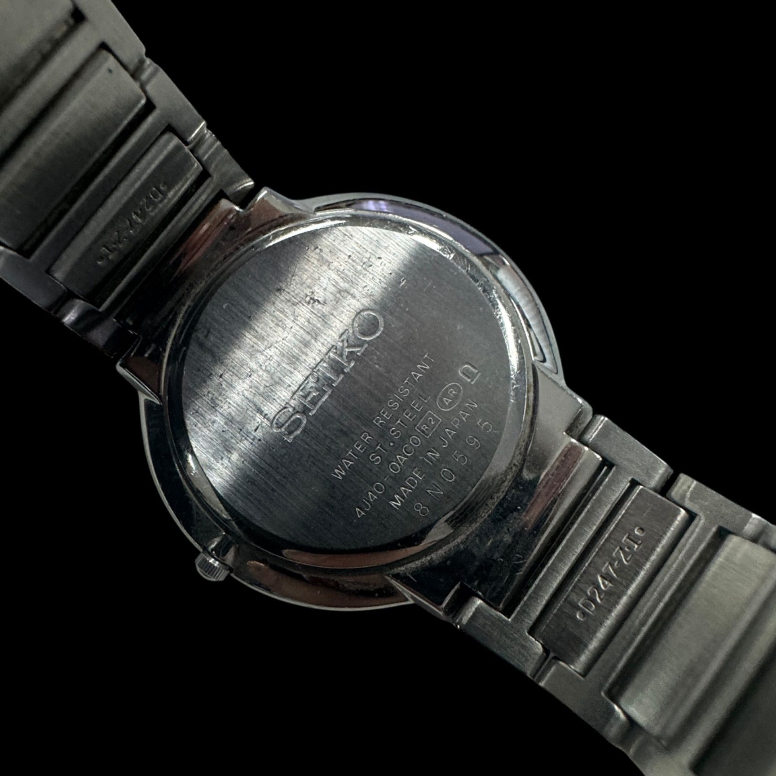 稼働 美品 SEIKO DOLCE セイコー ドルチェ クォーツ 4J40-0AC0 メンズ