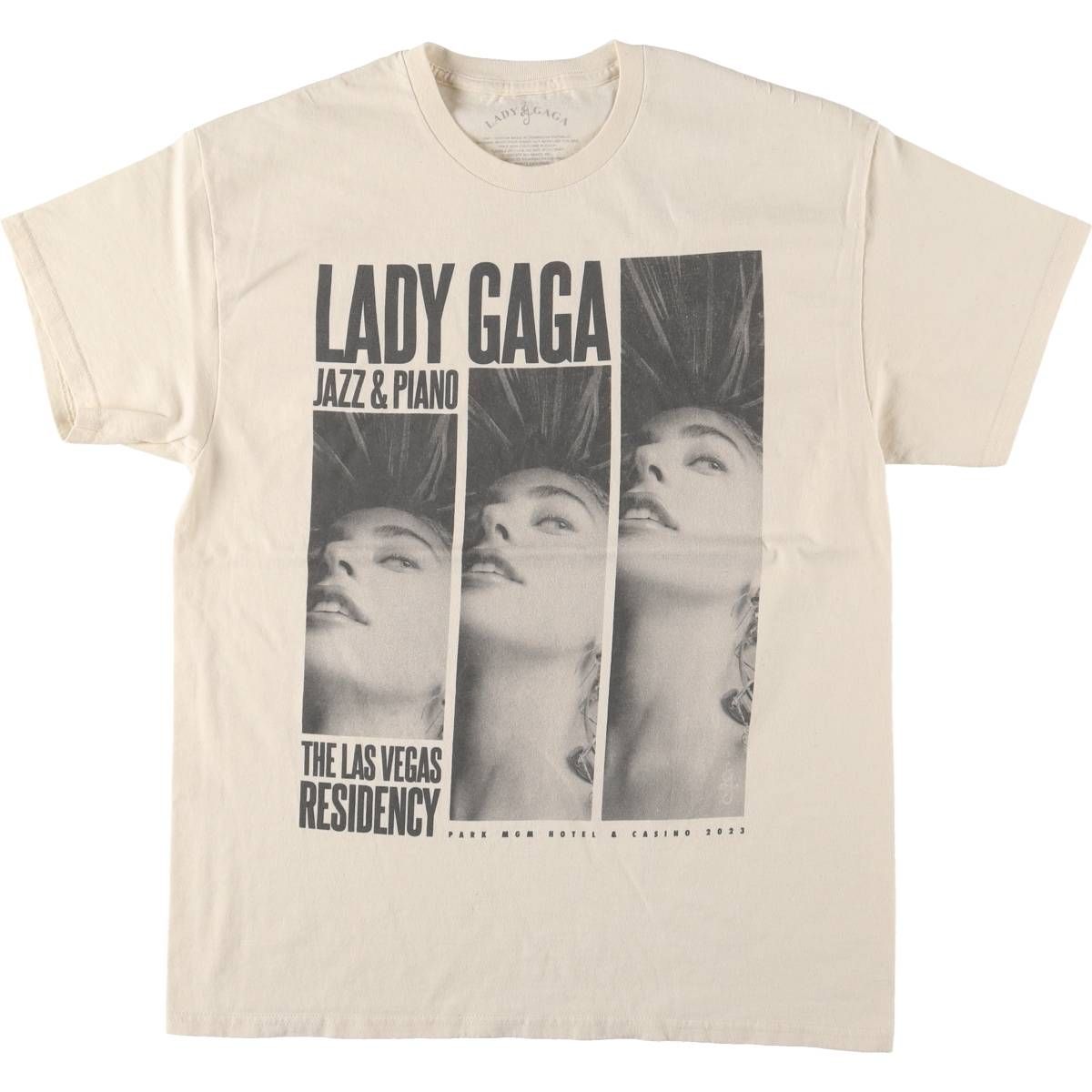 古着 LADY GAGA レディーガガ バンドTシャツ バンT メンズL相当 