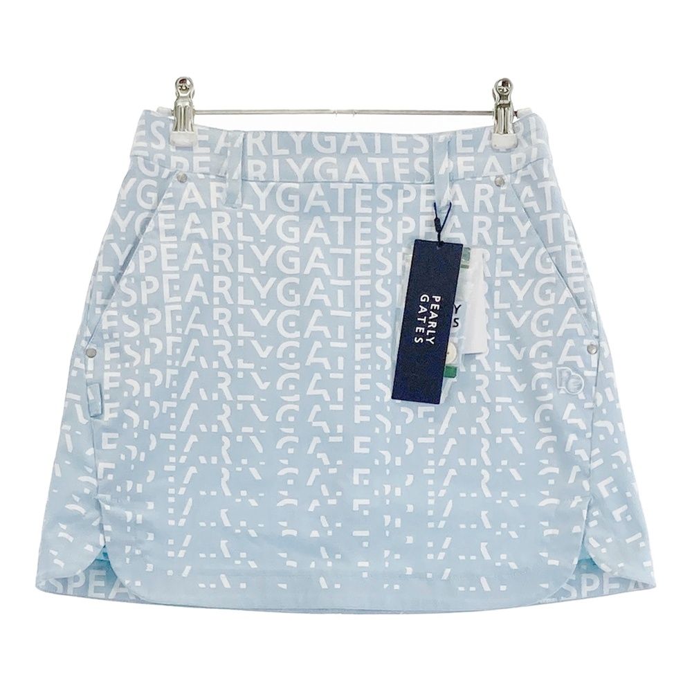 サイズ：00 PEARLY GATES パーリーゲイツ ストレッチ スカート ロゴ総