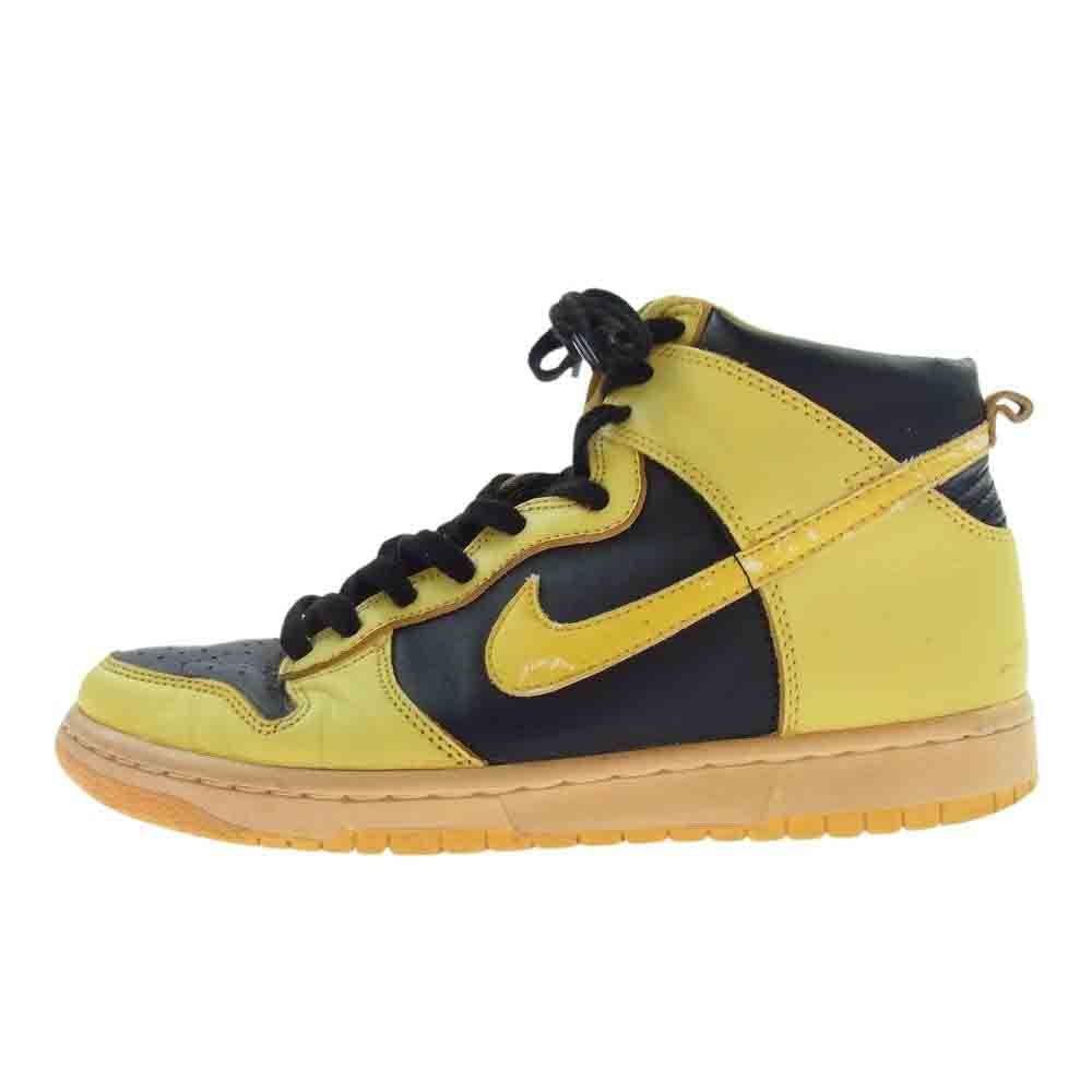 NIKE ナイキ スニーカー 630335-071 90s 99年製 DUNK HIGH LE ダンク ハイ アイオワ ハイカット スニーカー イエロー 26.5【中古】