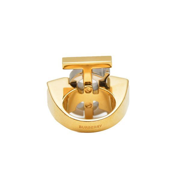BURBERRY TB ローラ リング 指輪 7/17値下げ】 BURBERRY LJ TB LINE RING リング 指輪 TB RING
