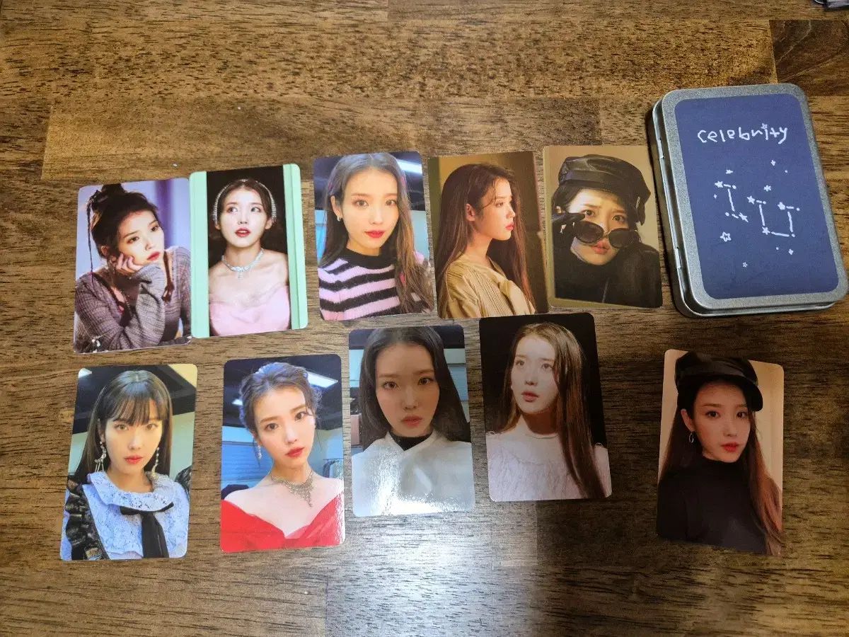 【雷市場（ポンジャン）商品韓国直送】 IU(アイユ) トレカ フォトカード トレカ セット セレブリティポカ