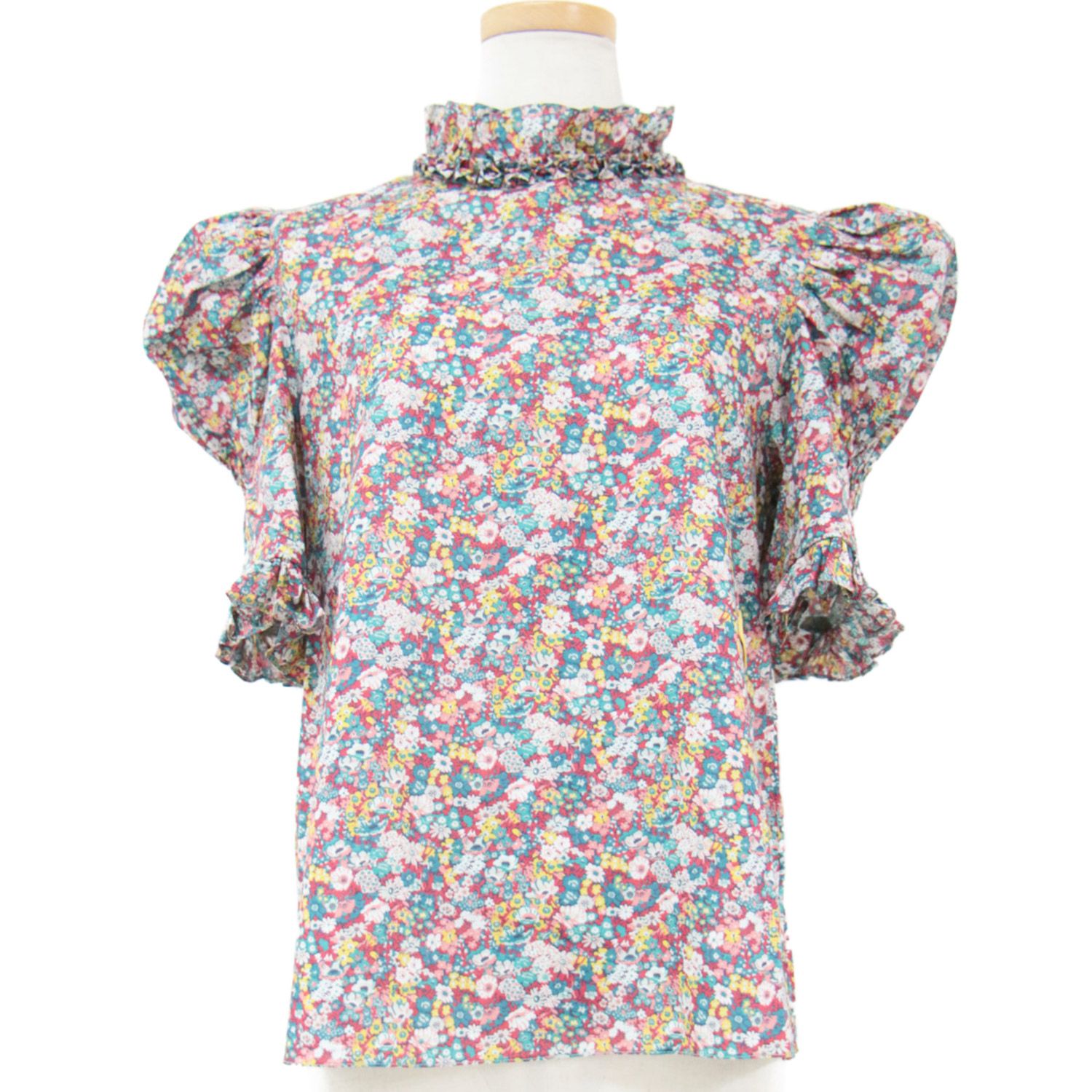 Horror Vacui drawerフラワープリント シャツ ブラウス Horror Vacui drawerフラワープリント シャツ ブラウス