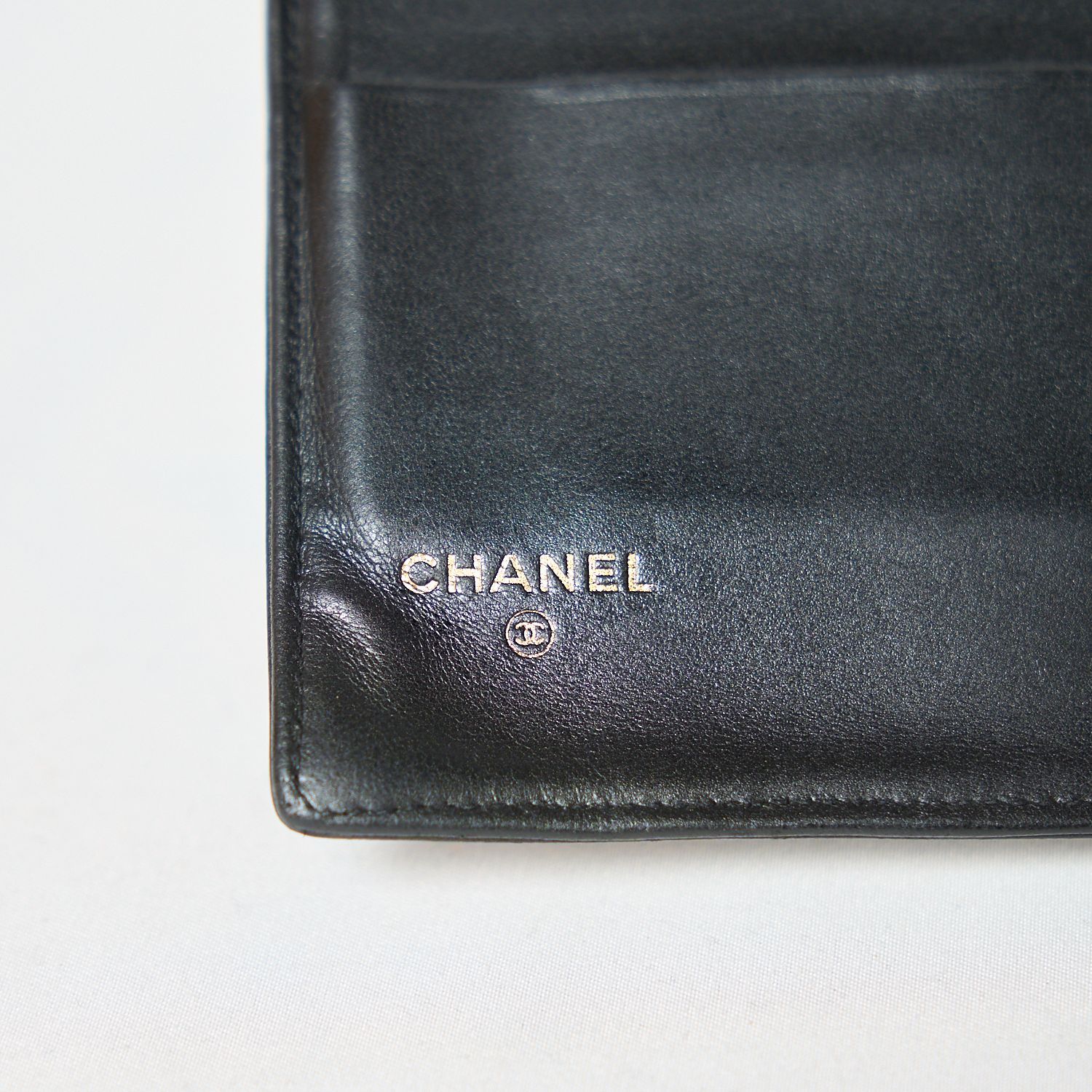 美品！】CHANEL シャネル ラムレザー デカココマーク がま口 長財布