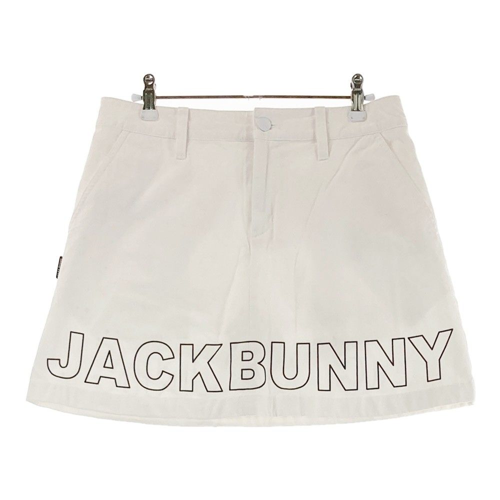 新品　ジャックバニー　スカート　ストレッチ　夏用　ホワイト　サイズ1 サイズ：1 JACK BUNNY ジャックバニー ストレッチスカート ロゴ