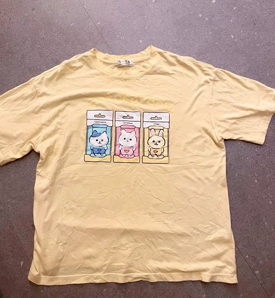 ちいかわ 日本 キャラクター ヴィンテージ 半袖 Tシャツ