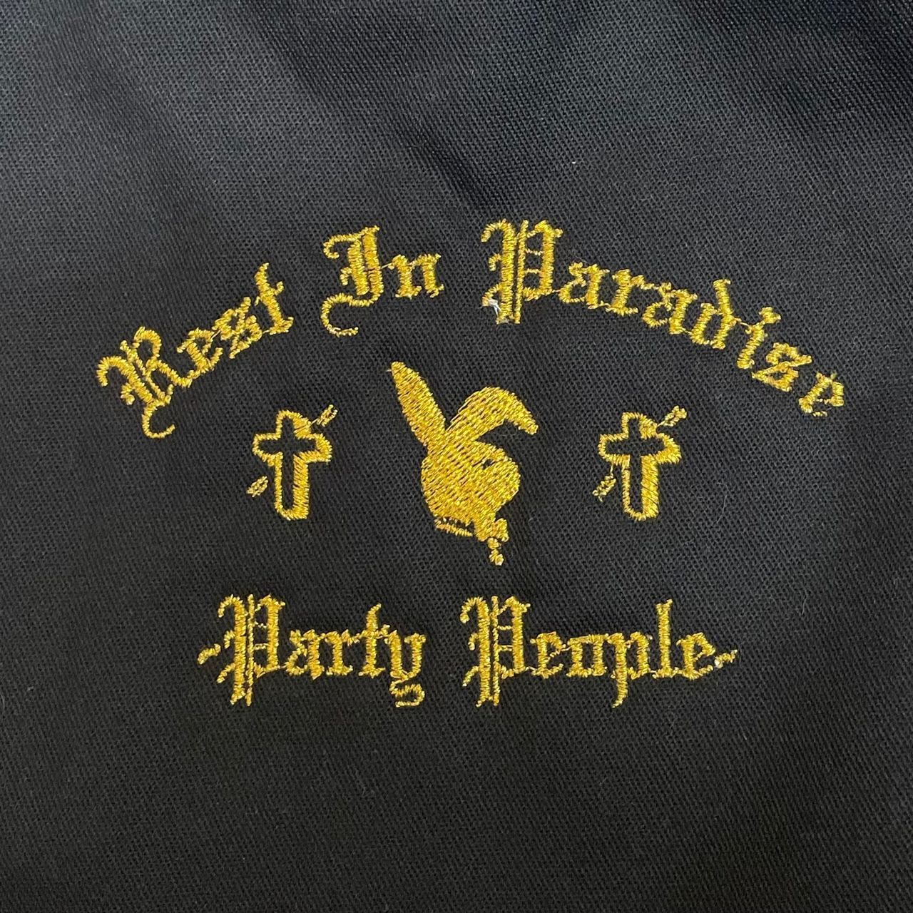 PARADISE NYC PARTY PEOPLE DICKIES コラボ ロゴ刺繍 ワークジャケット 