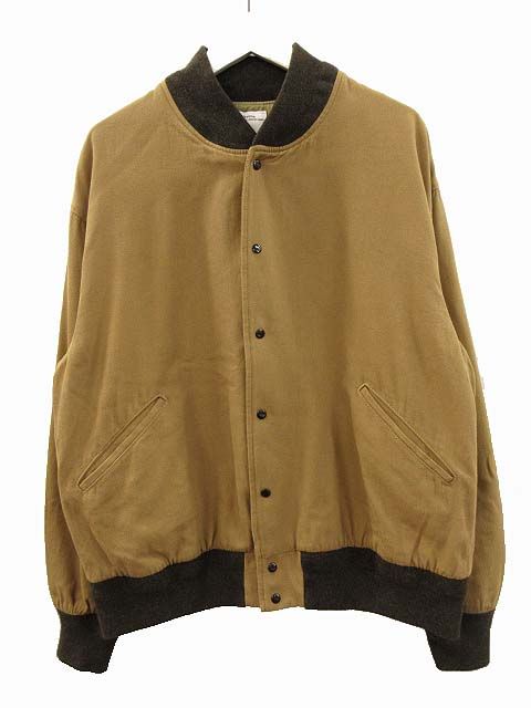 ビズビム VISVIM 20AW VARSITY SB JKT size3 ヴァーシティ ジャケット バックプリント ベージュ 0120205013020