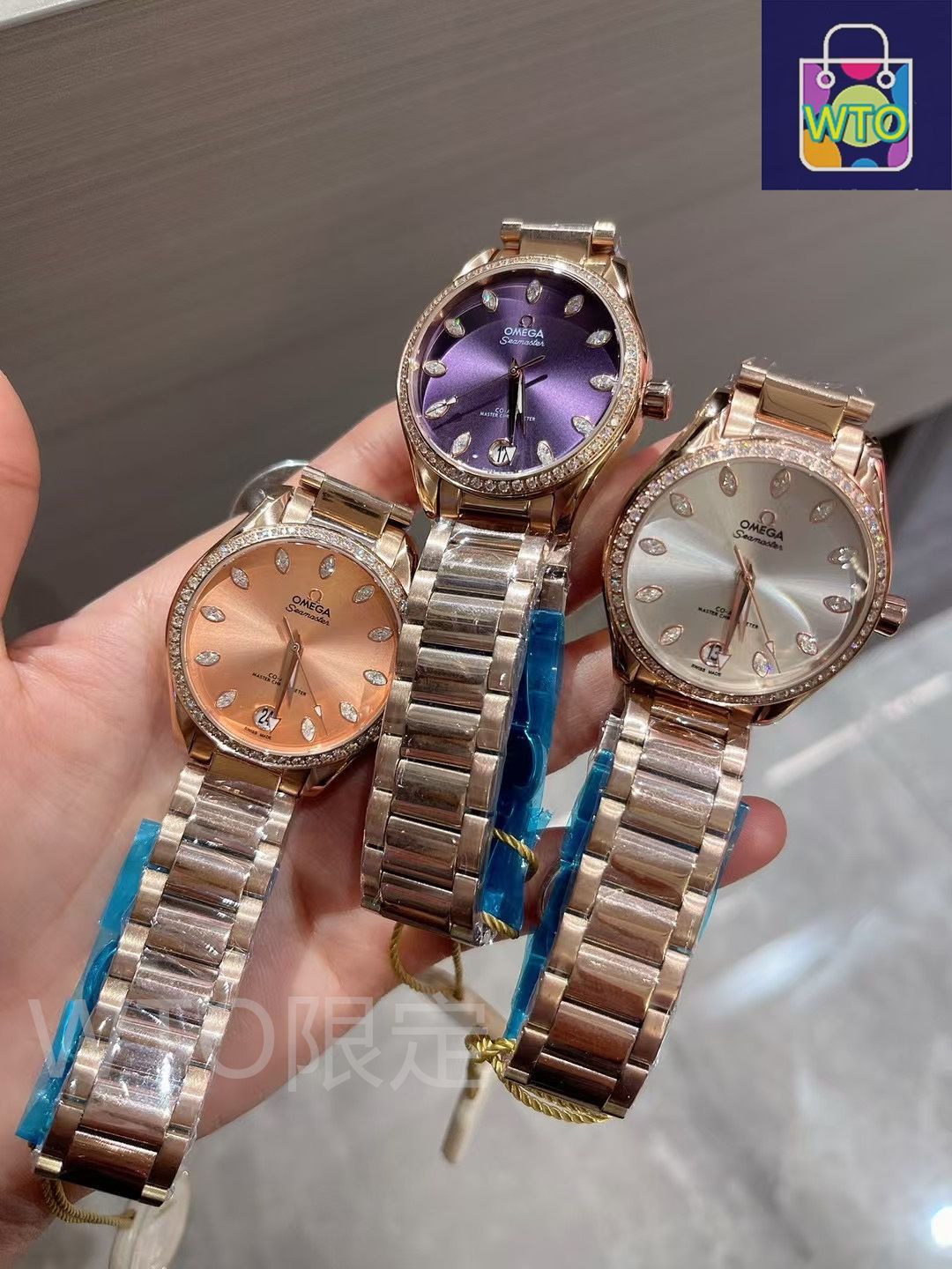 今日特価】Omega オメガ シーマスター パールマザーオブパール