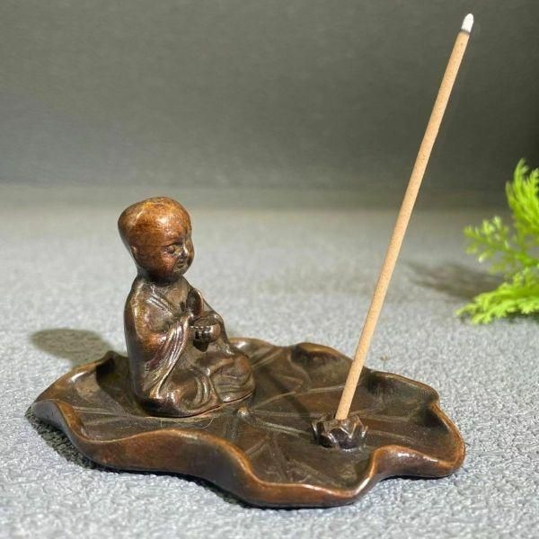 銅器 蓮華香挿 香道具 装飾品 工芸品 置物 Amazon｜銅細工 蓮華小香炉 香道具 装飾品 工芸品 美術品 置物