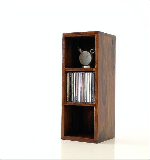 CD、DVD木製ラック CDラック 木製 天然木 無垢材 CDボックス CD収納BOX 収納棚 小物