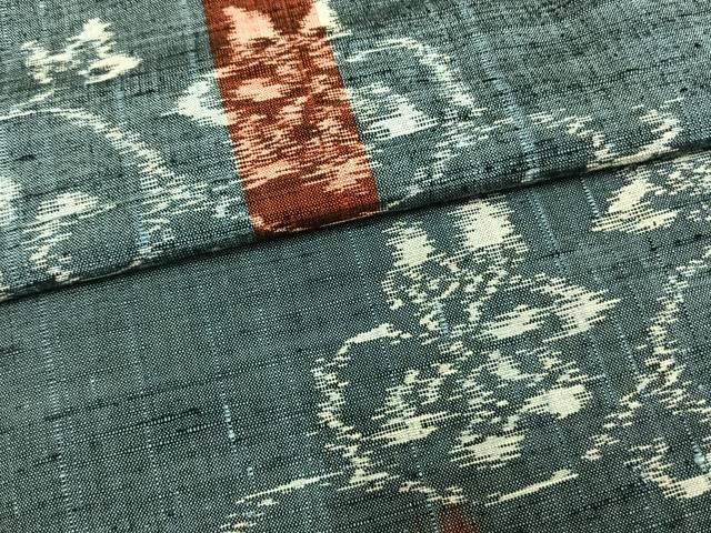 平和屋着物▽上質な紬　単衣　草花文　正絹　逸品　AAAW1494fy 平和屋着物▽上質な紬 単衣 草花文 正絹 逸品 AAAW1494fy - メルカリ