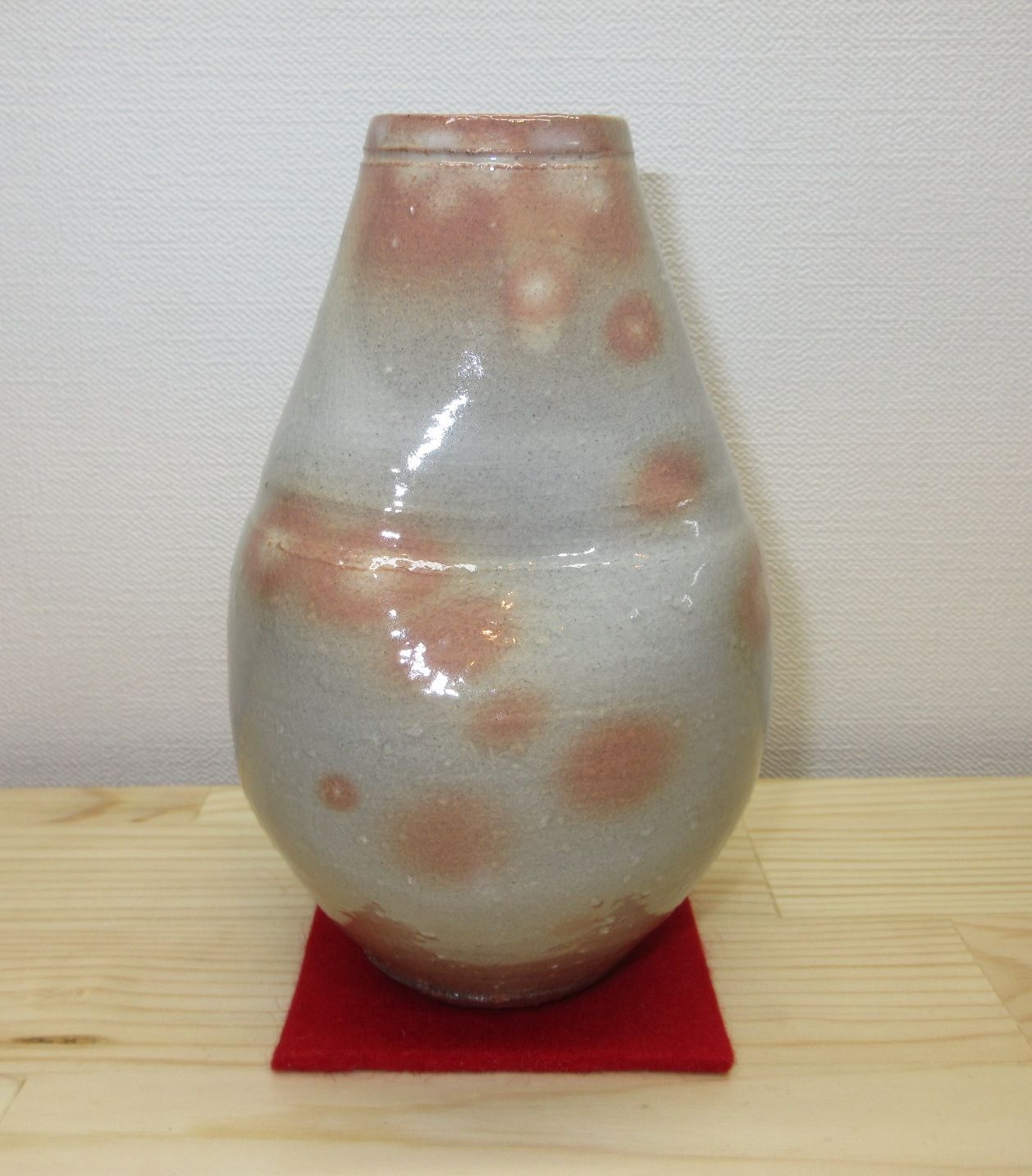 逢絢亭 茶道具 花入 掛花入 萩焼 １３代 田原陶兵衛 共箱入り