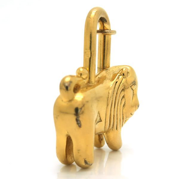 希少レア品！エルメスチャームカデナ1997年アフリカ限定品 HERMES(エルメス) 1997年限定 lion cadena charm ライオン
