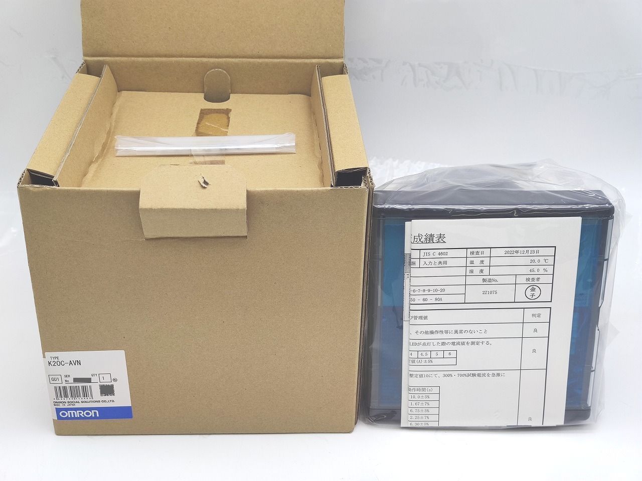 インボイス対応 箱いたみあり オムロン OMRON K2OC-AVN K20C-AVN