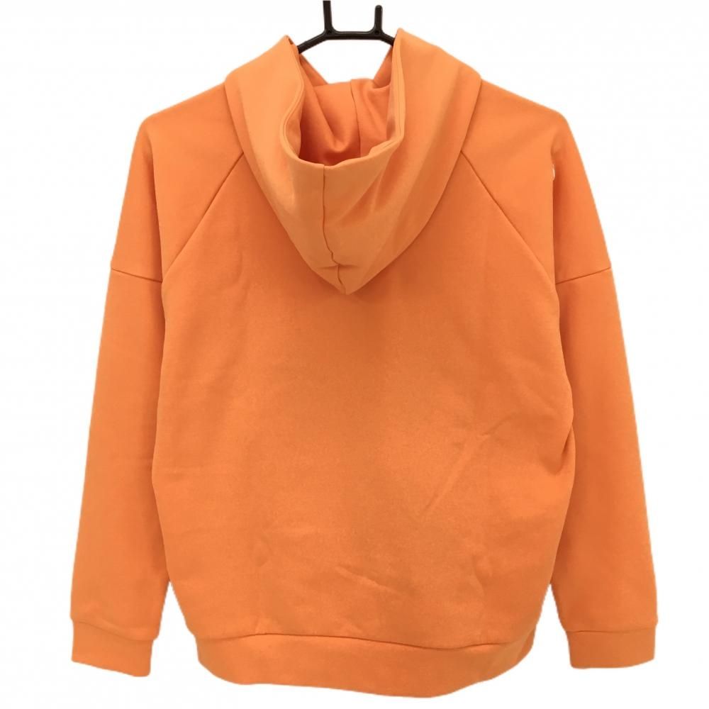 【新品未使用】テーラーメイドフード付きトレーナー Mサイズ 超美品】テーラーメイド フード付トレーナー オレンジ フロント