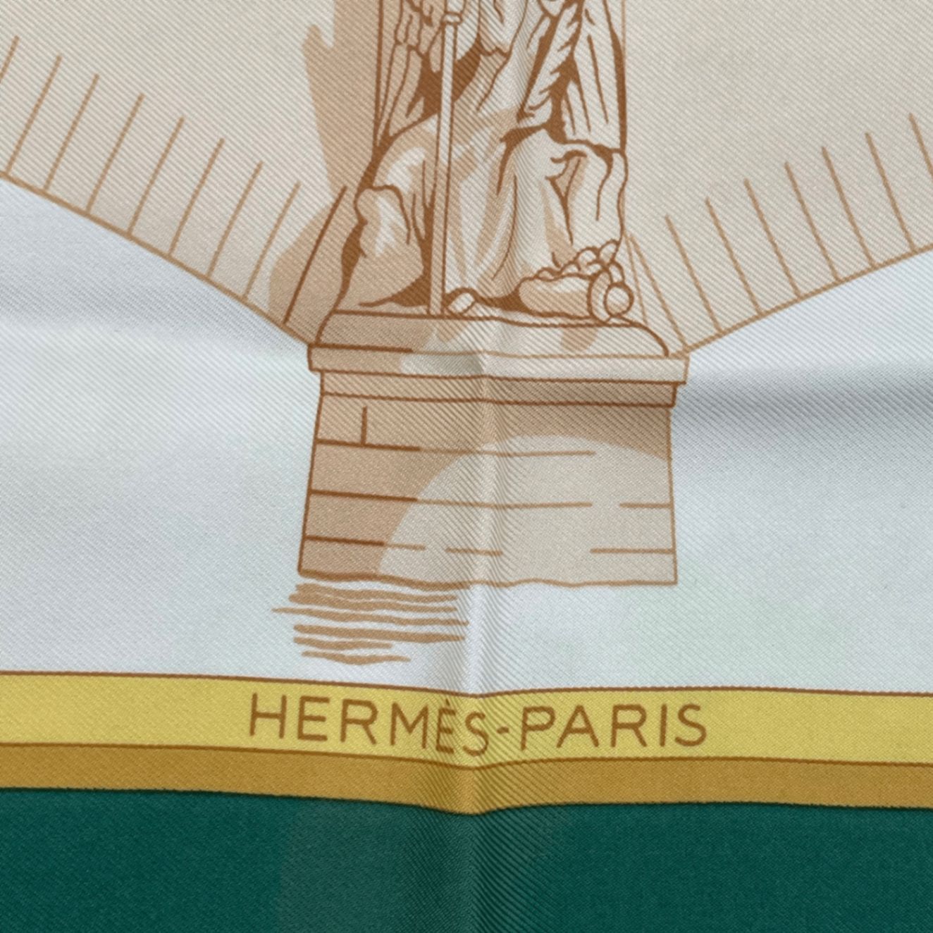 エルメス　LES PONTS DE PARIS パリの橋 カレ90 スカーフ HERMES エルメス カレ90 LES PONTS DE PARIS パリの橋 スカーフ