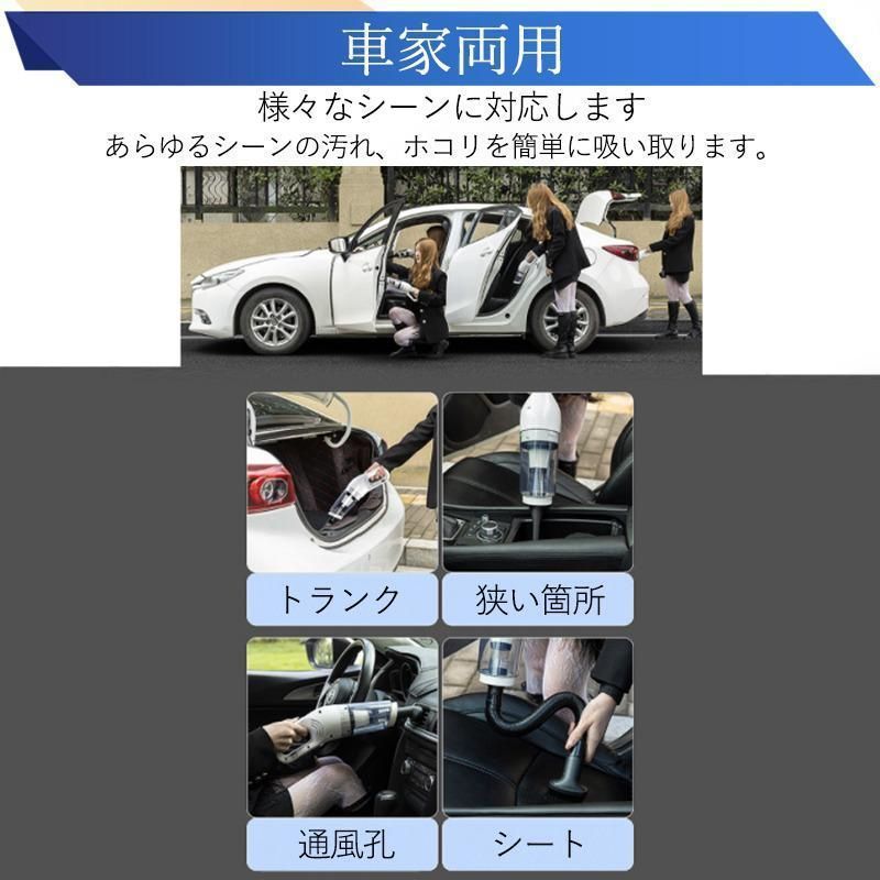 ハンディクリーナー 掃除機 コードレス サイクロン 19000pa 強力 スティッククリーナー USB充電式 パワフル 車載掃除機 車 静音 家庭用 WWW_KANDAIZUMI_COM