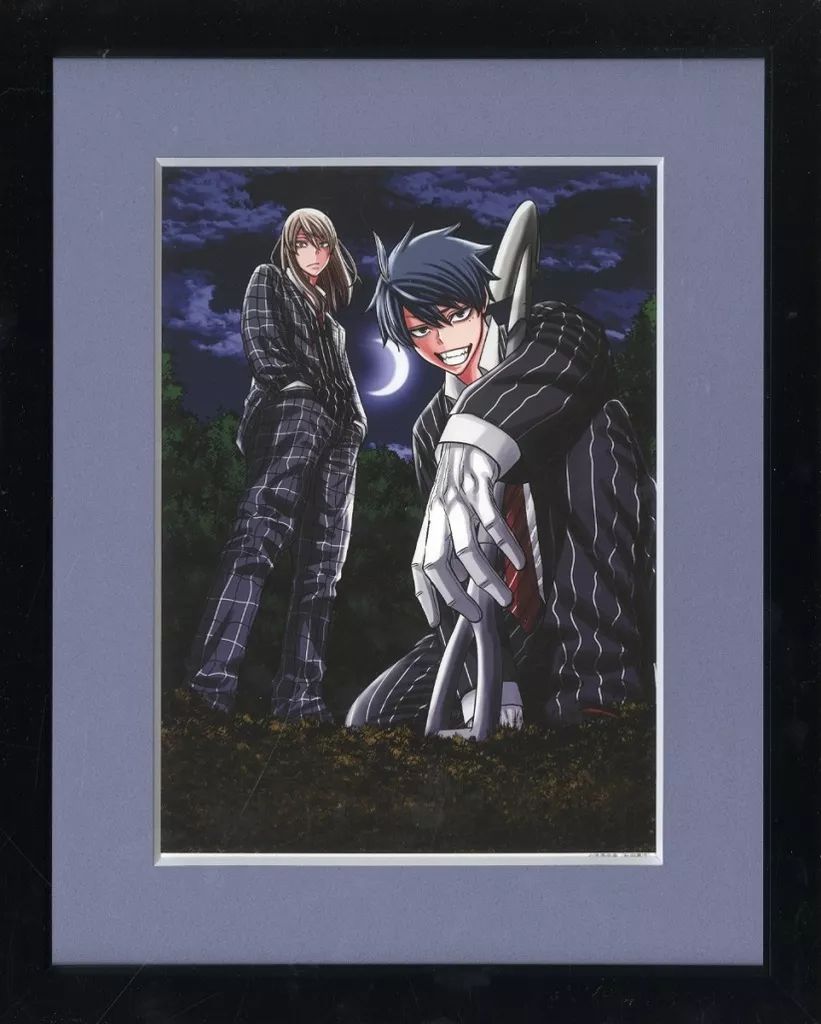 中古】セル画・原画 付属品付)桃源暗鬼ガチャ A賞 キャラファイングラフ TV