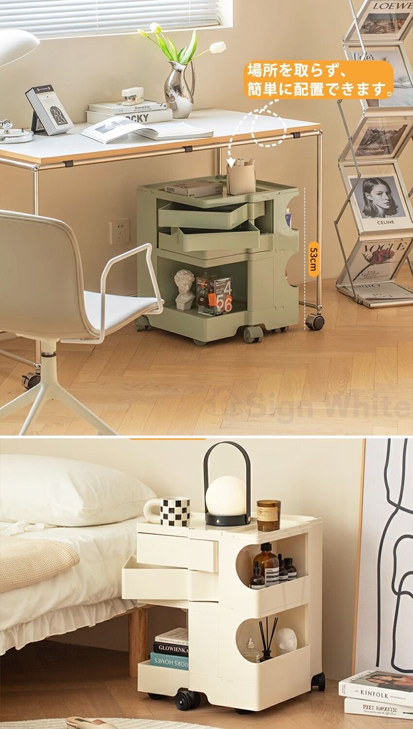 回転トレイワゴン