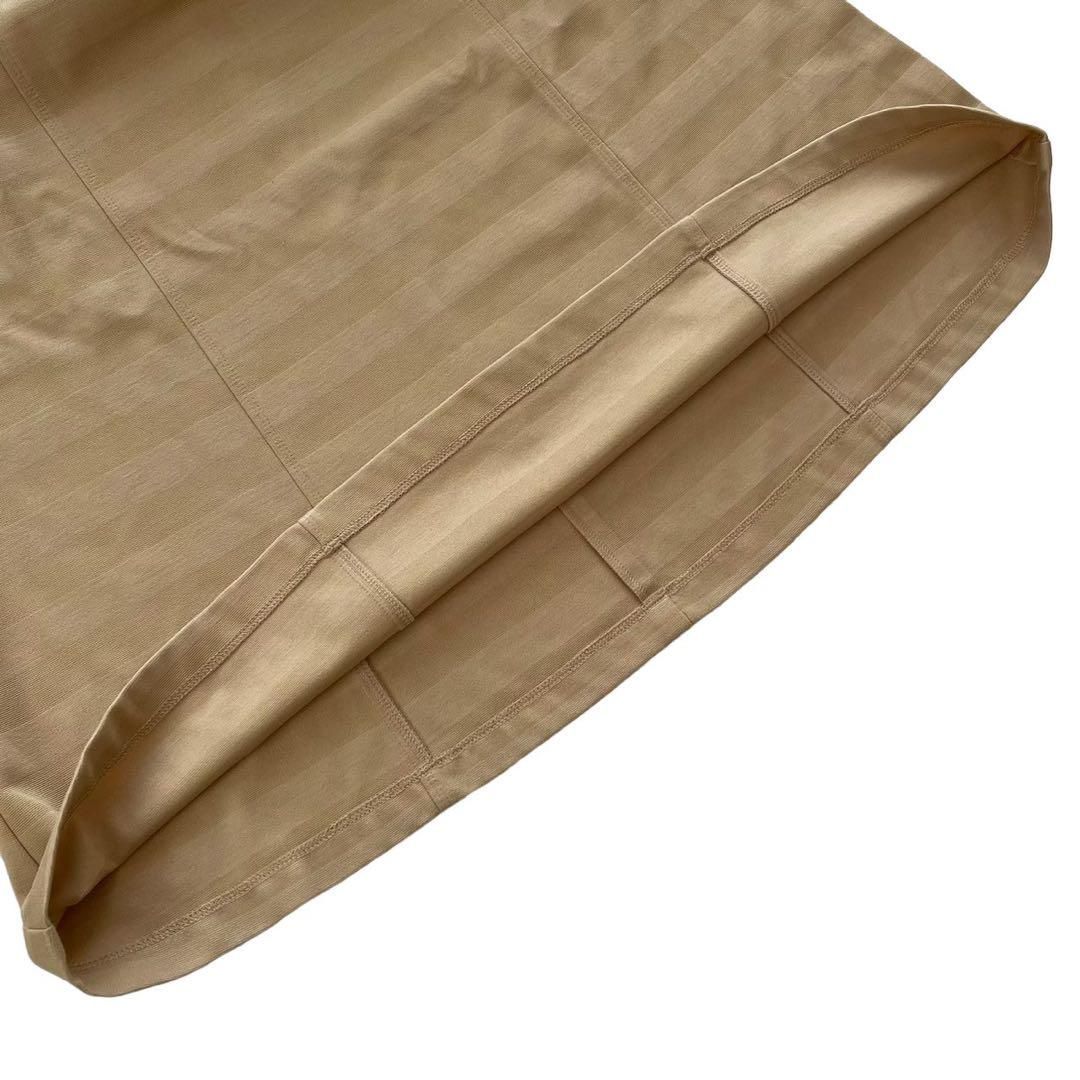 miss ashida ミスアシダ ワンピース ストレッチ素材ボーダー  